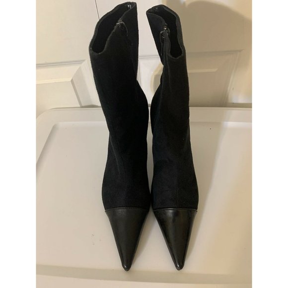 Classique Women’s Sz 9M Black Boots‎ 4in Heels - Picture 3 of 11